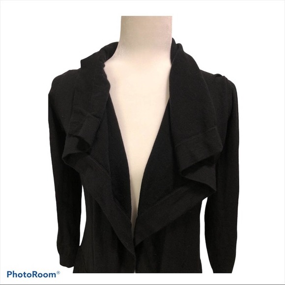 Theory Maritza B Evian Stretch‎ Wool Cardigan Small - Picture 3 of 9